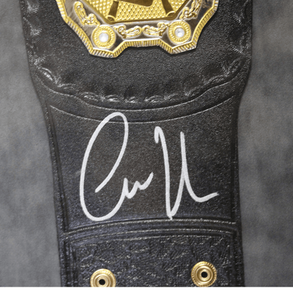 Conner McGreggor Signed UFC Belt Signature Close Up