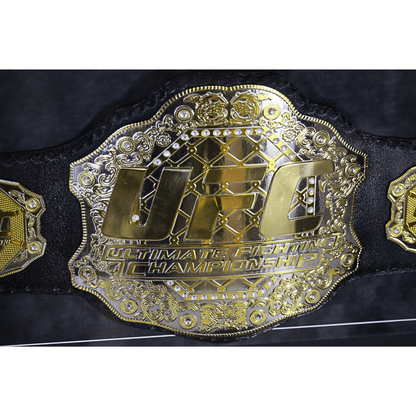 Conner McGreggor Signed UFC Belt Title Close Up