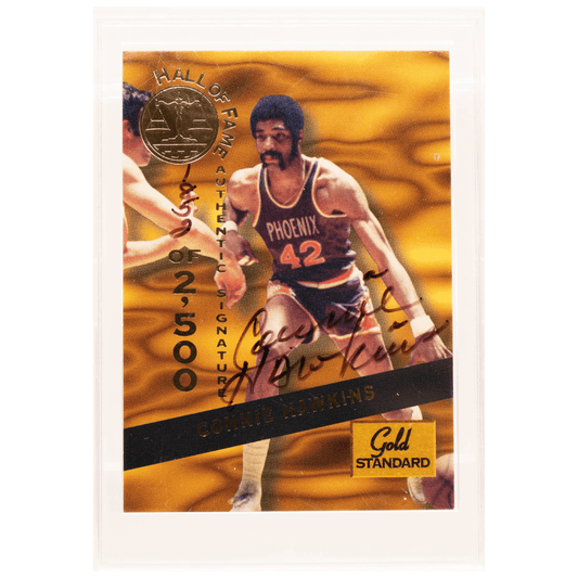 1994 Autographed Connie Hawkins Gold Standard Card Gold & Silver Pawn Shop