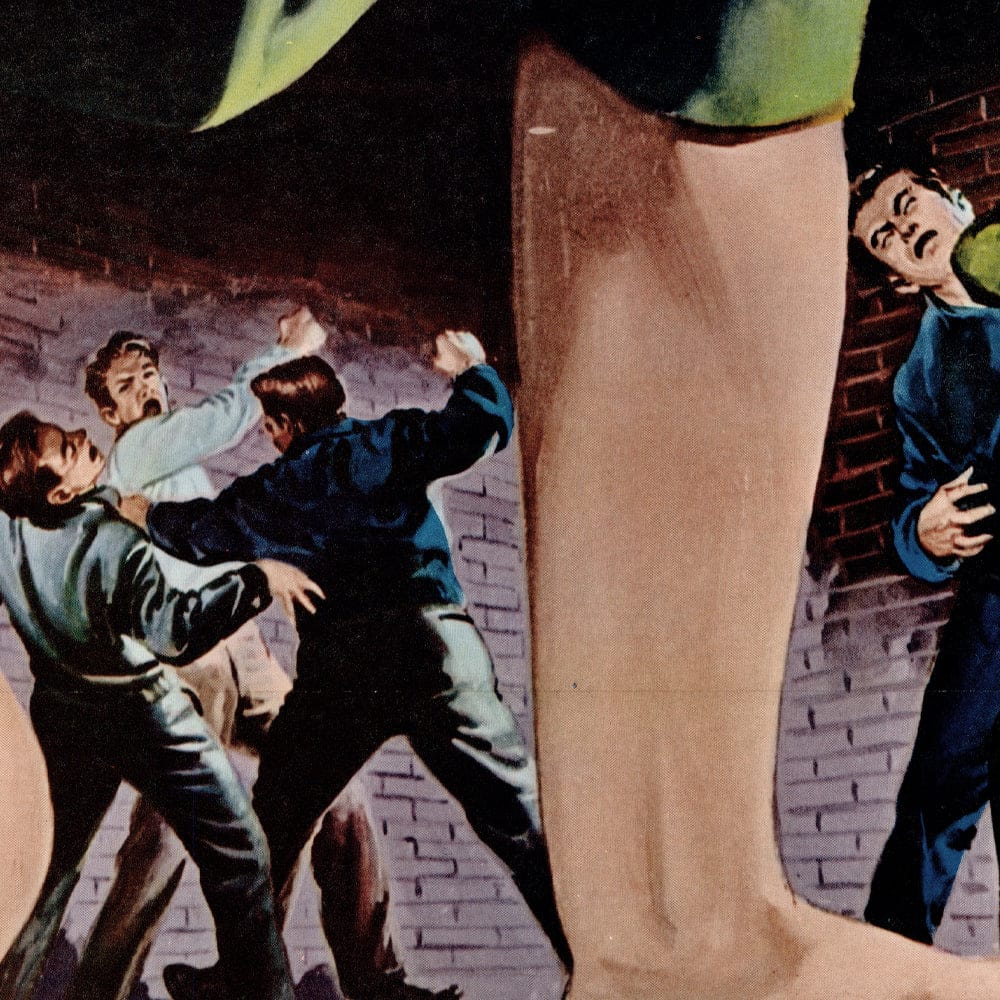 The Cool and the Crazy: Original One Sheet Movie Poster, 1958 Art G S Pawn