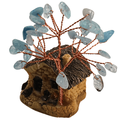 Cottage With Gemstone Tree Art Gold & Silver Pawn Shop