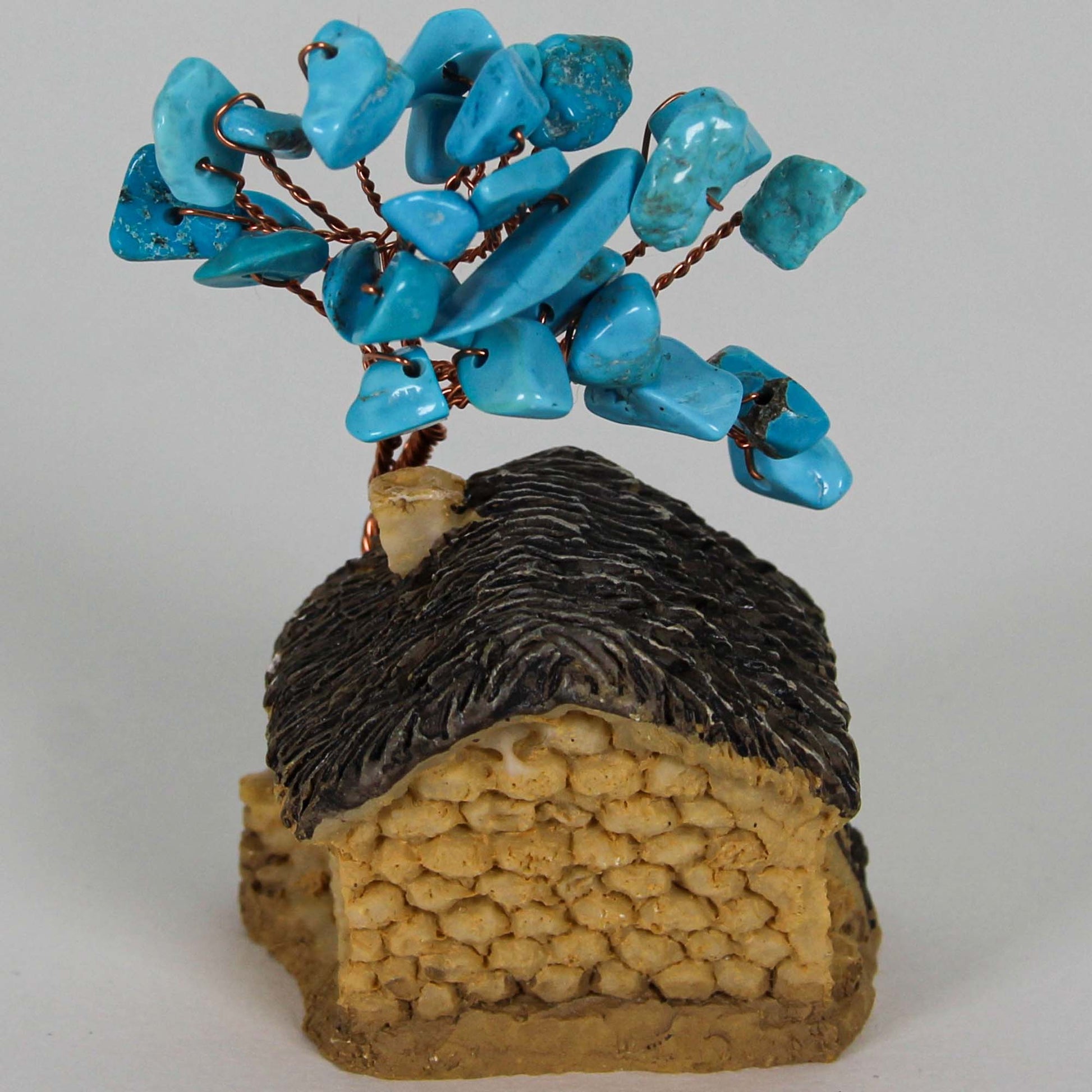 Cottage With Turquoise Gemstone Tree of life Gold & Silver Pawn Shop