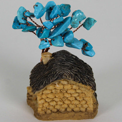 Cottage With Turquoise Gemstone Tree of life Gold & Silver Pawn Shop