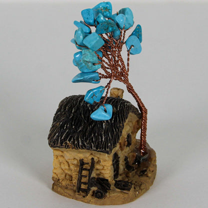 Cottage With Turquoise Gemstone Tree of life Gold & Silver Pawn Shop