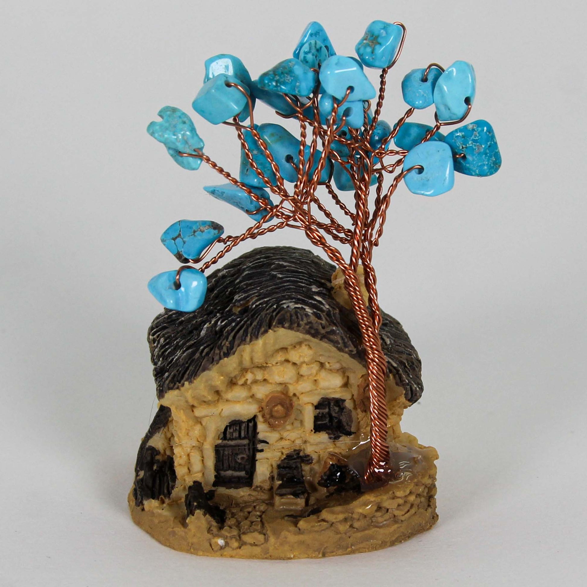 Cottage With Turquoise Gemstone Tree of life Gold & Silver Pawn Shop