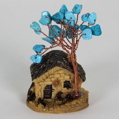 Cottage With Turquoise Gemstone Tree of life Gold & Silver Pawn Shop