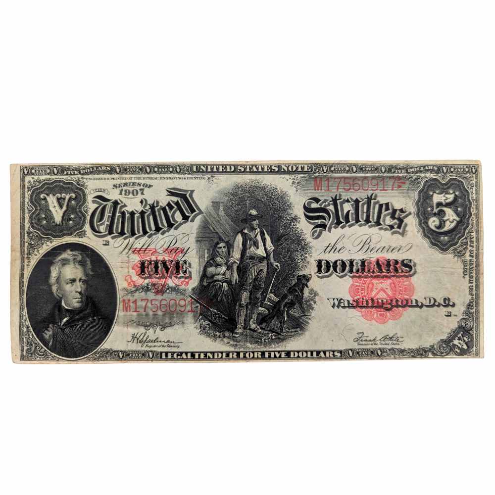 1863 US American $5 Federal Reserve Note Thumbnail