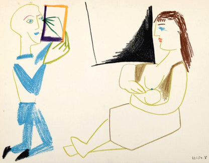 Pablo Picasso, "Human Comedy" Art G S Pawn