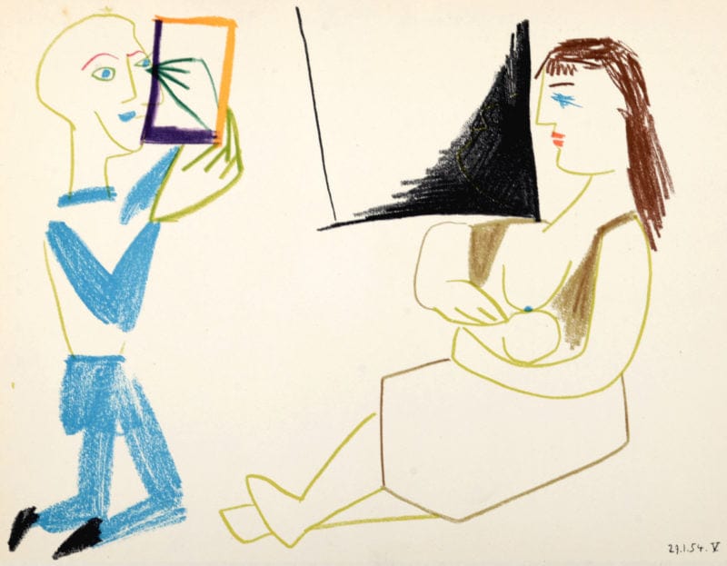 Pablo Picasso, "Human Comedy" Art G S Pawn