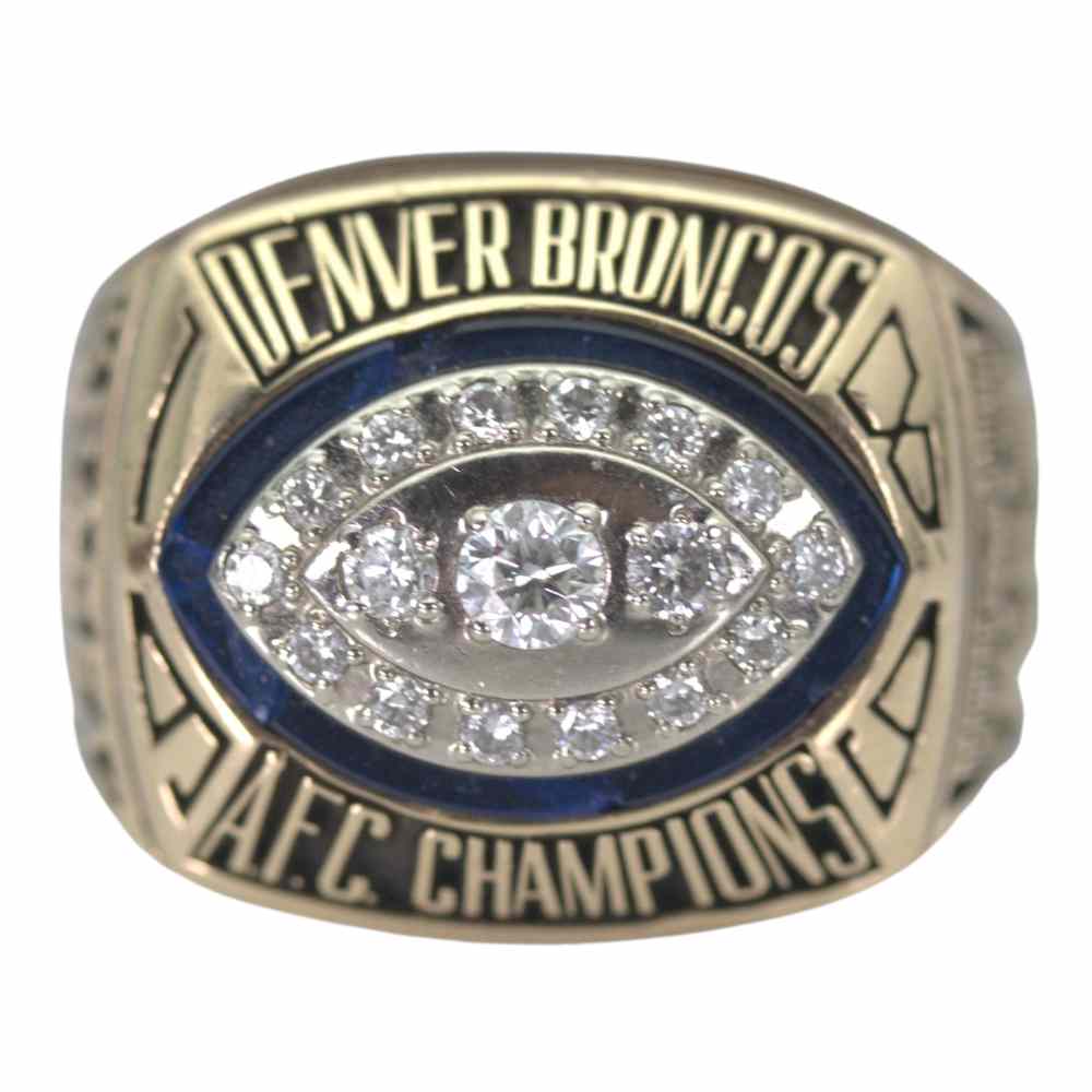 Denver Broncos 1989 AFC Championship Ring