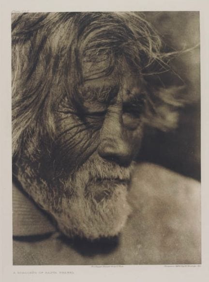 Edward Curtis Photogravure Diegueno of Santa Ysabel Thumbnail