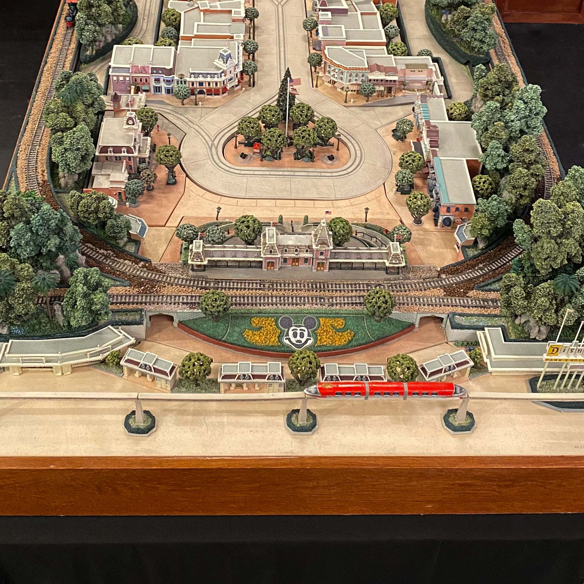 Disney Land Train Track Top View