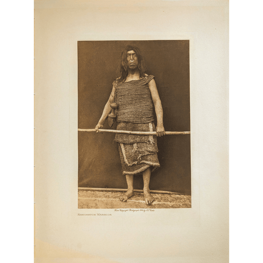 Edward Curtis photogravure Nakoaktok Warrior photo 1