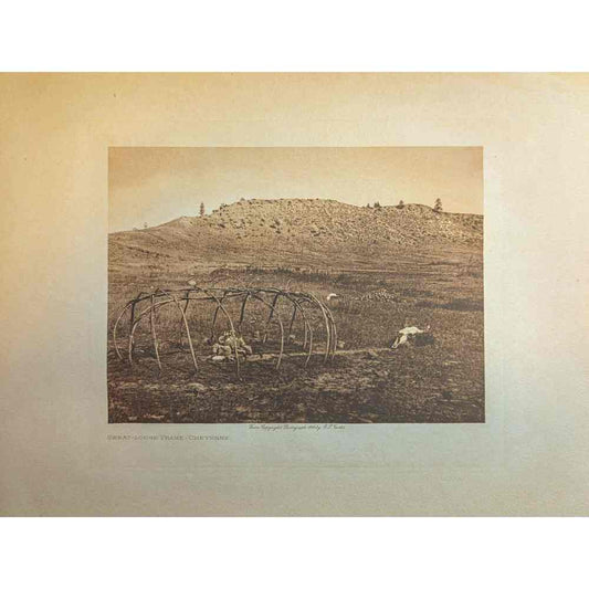 Edward Curtis, photogravure buffalo stones-piegan