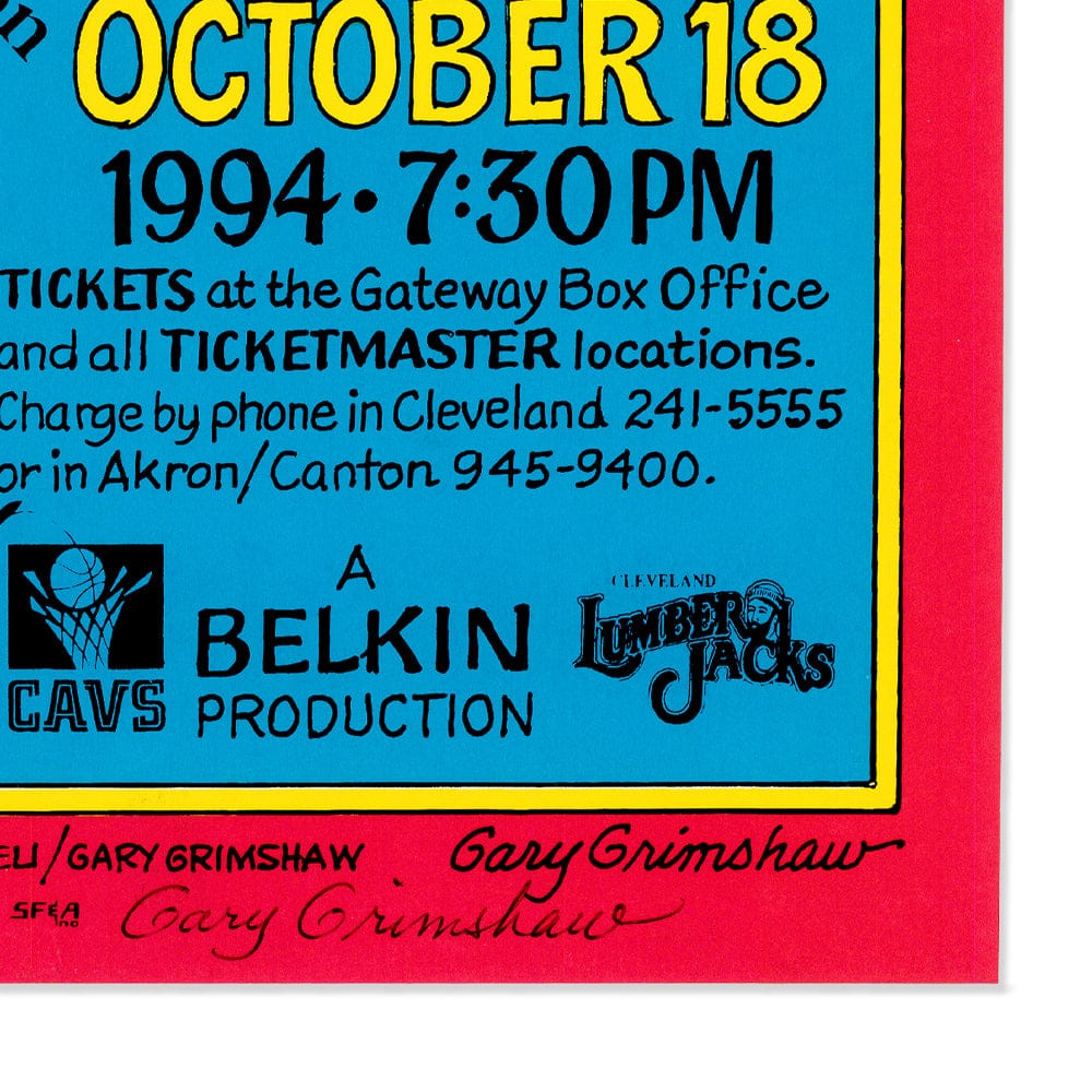 Eric Clapton: From the Cradle Tour 1994, Original Hand Signed