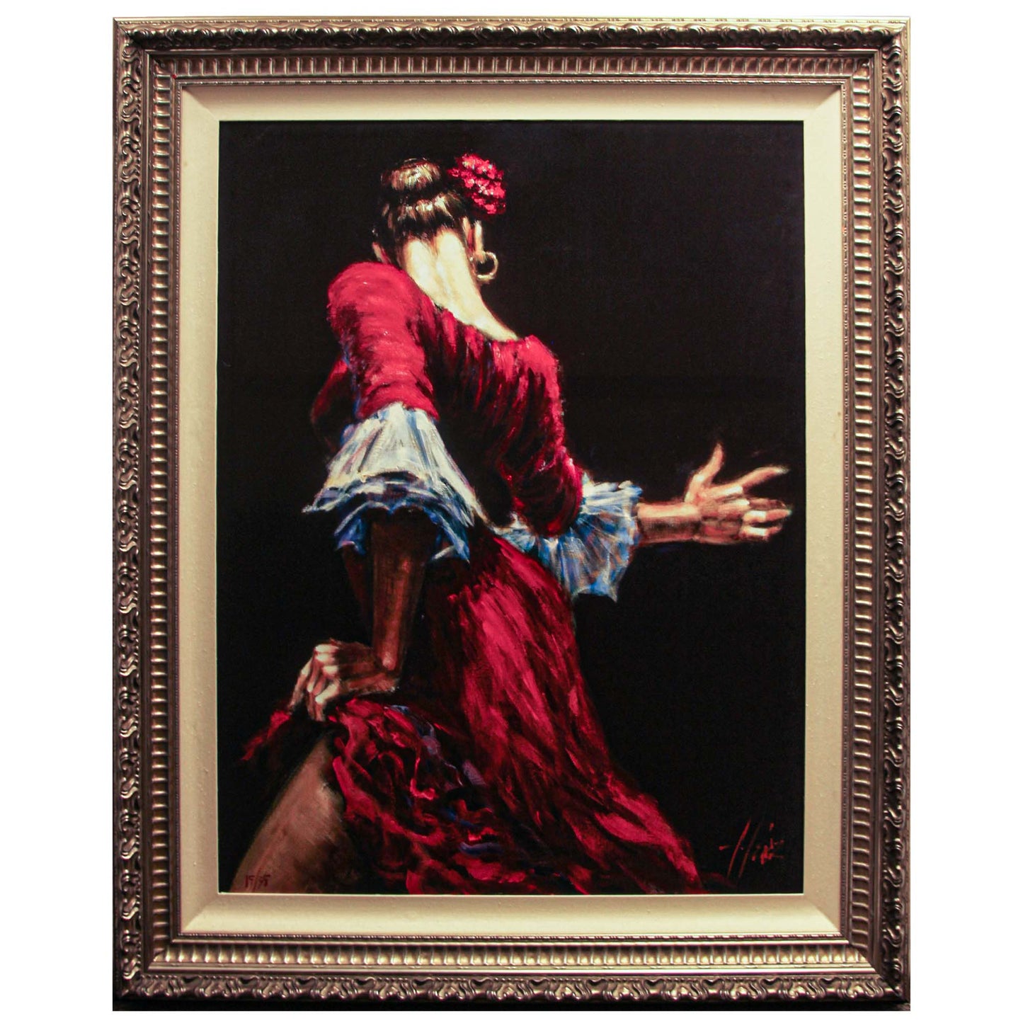 Fabian Perez; "Flamenco Dancer III" ZOOM