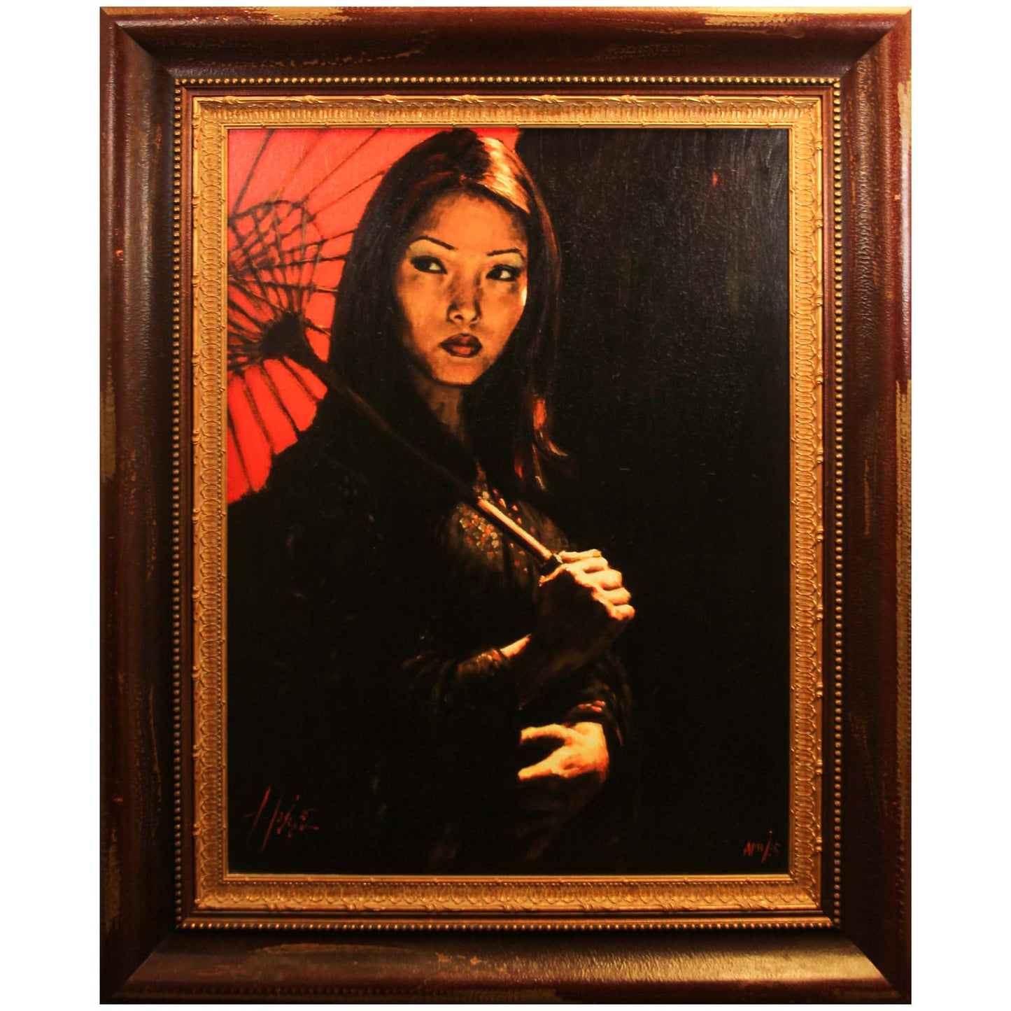 Fabian Perez; "Michiko III" Frame