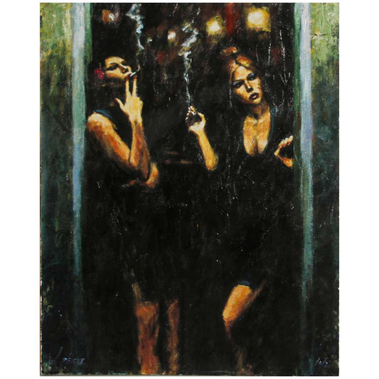 Fabian Perez; "Waiting for Customers" Thumbnail