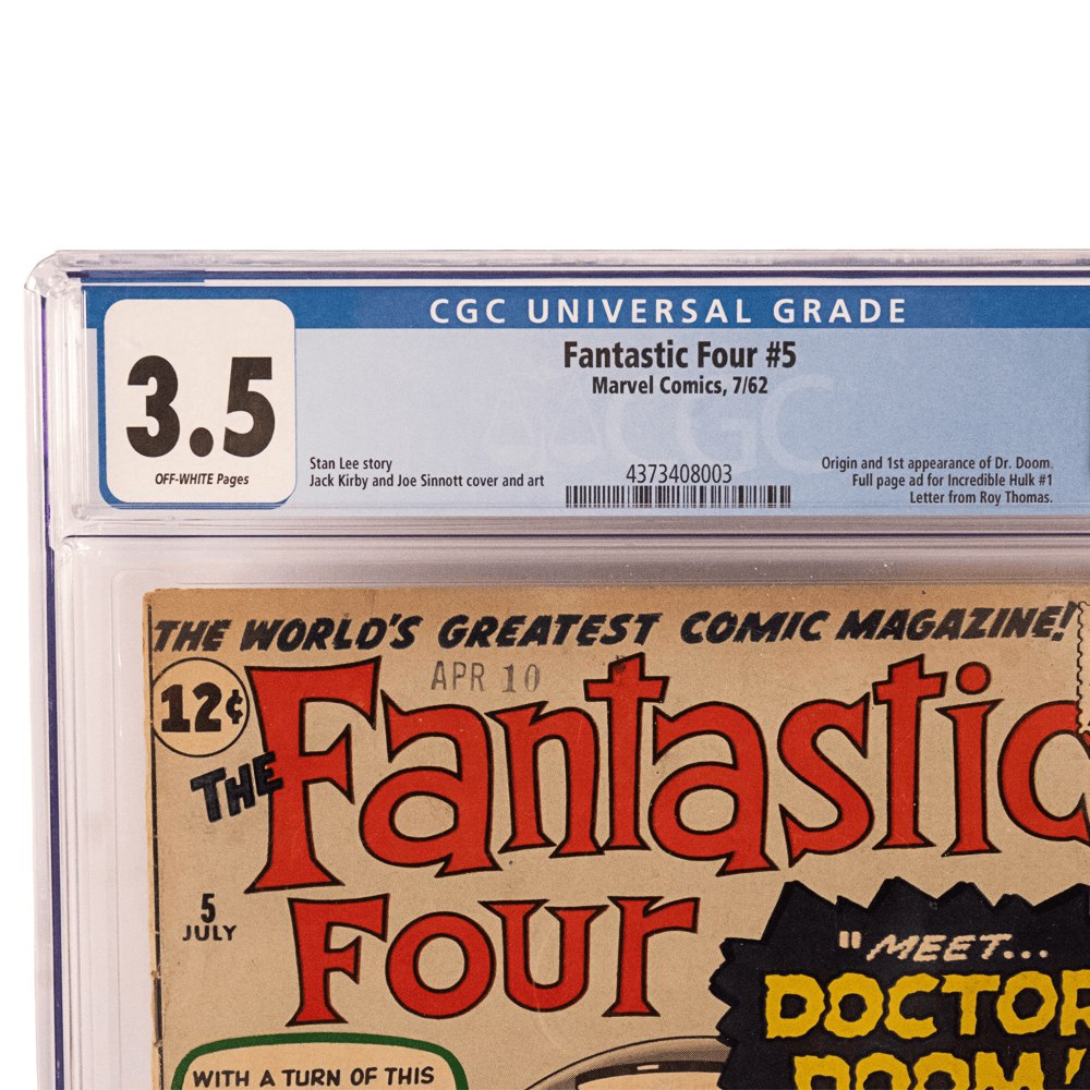 Fantastic Four Comic #5 CGC 3.5
Gold & Silver Pawn Shop