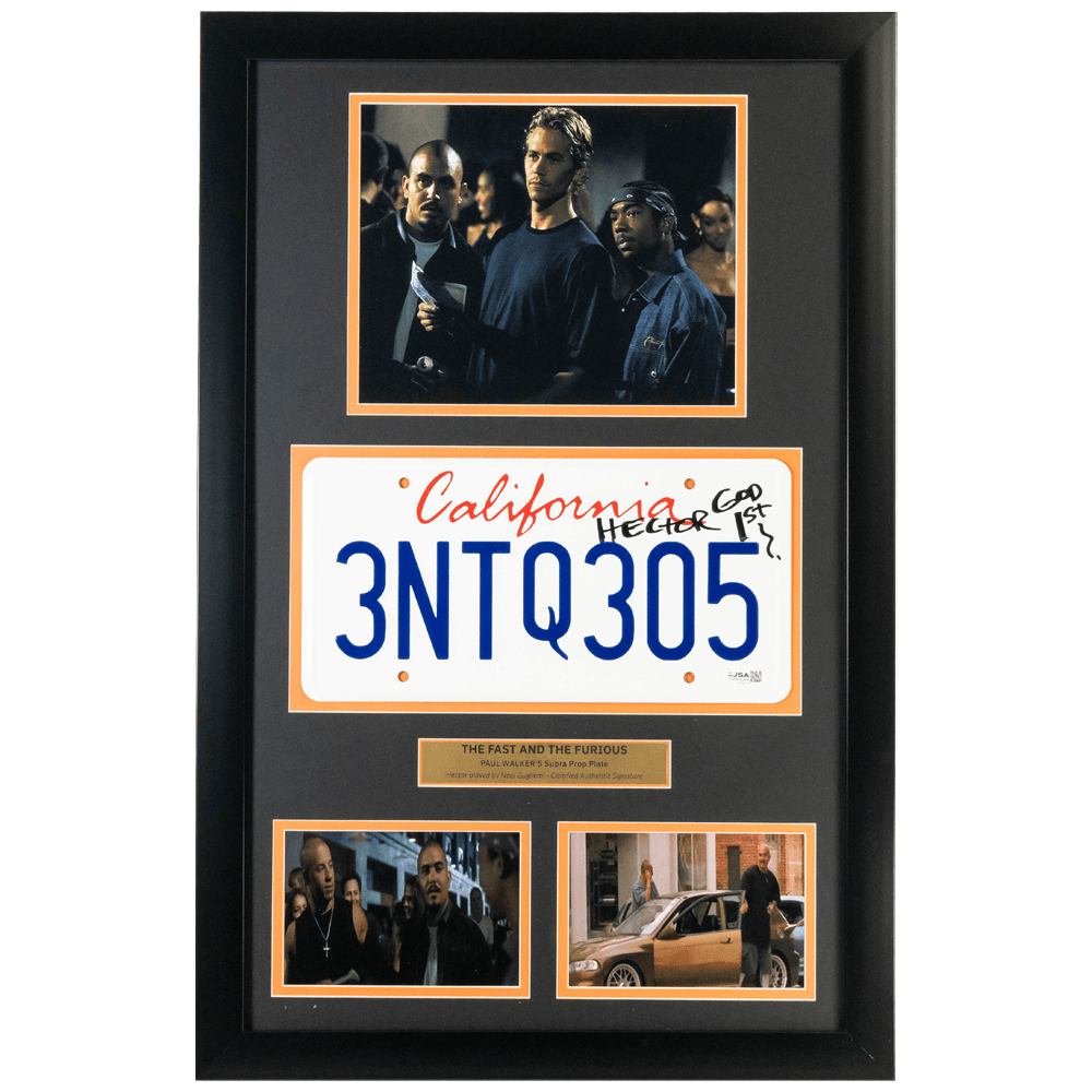 Fast & Furious Memorabilia Autographed by "Hector" Gold & Silver Pawn Shop