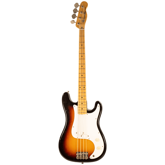 MIJ Fender Squier Bullet Bass Gold & Silver Pawn Shop