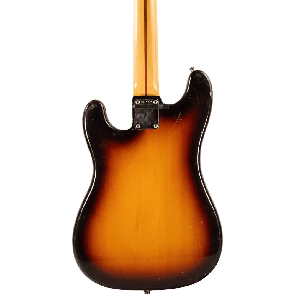 MIJ Fender Squier Bullet Bass Gold & Silver Pawn Shop