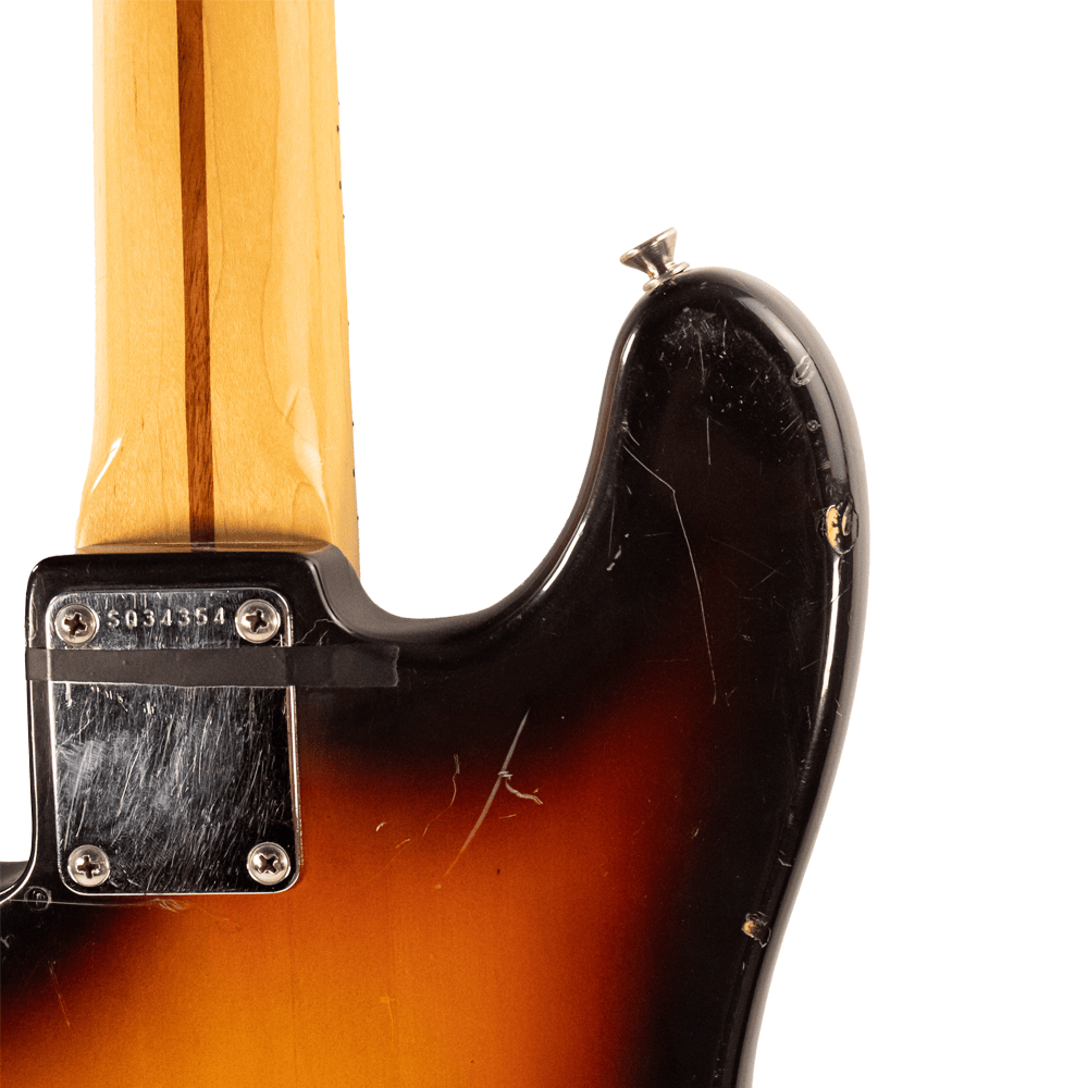 MIJ Fender Squier Bullet Bass Gold & Silver Pawn Shop