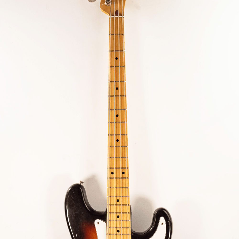 MIJ Fender Squier Bullet Bass Gold & Silver Pawn Shop