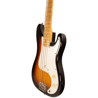 MIJ Fender Squier Bullet Bass Gold & Silver Pawn Shop