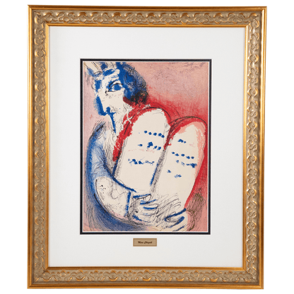 Marc Chagall: Moses with the Tablets of the Law II Art G S Pawn