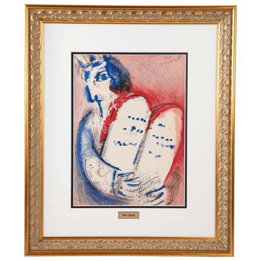 Marc Chagall: Moses with the Tablets of the Law II Art G S Pawn