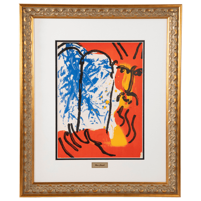 Marc Chagall: Moses Receives the Tablets of the Law II Art G S Pawn