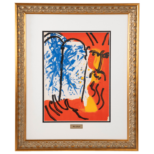 Marc Chagall: Moses Receives the Tablets of the Law II Art G S Pawn