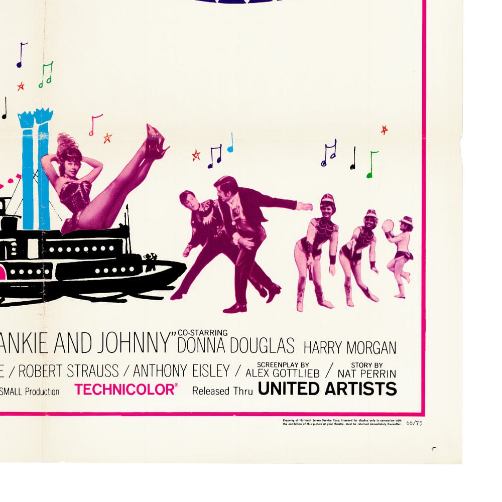 Frankie and Johnny: Original One Sheet Movie Poster, 1966 Art G S Pawn