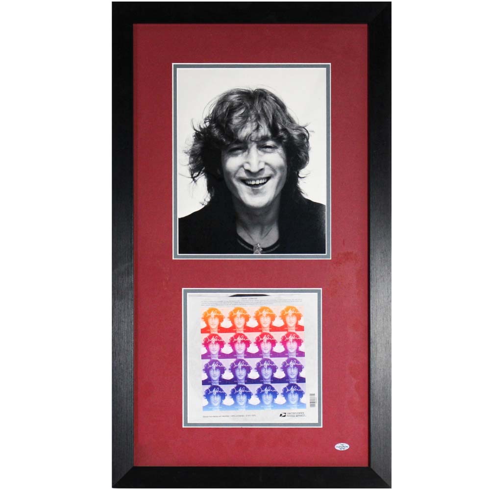 John Lennon Postage-Stamp Album - Cover Photo Thumbnail