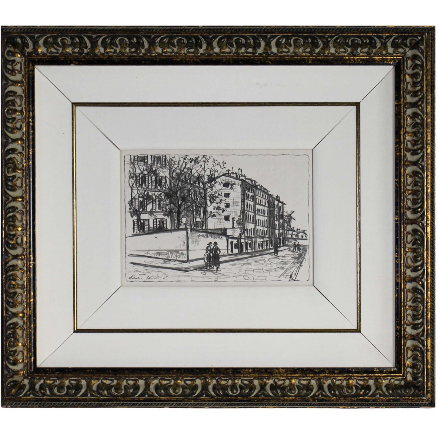 Maurice Utrillo; La Rue D'Orchampts Montmartre (Orchampt Street) Frame