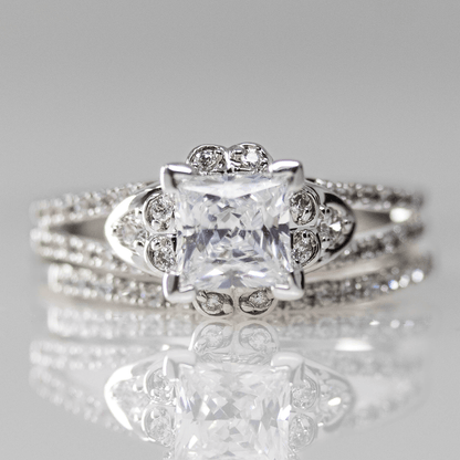 Timeless Sparkle Ring Set Gold & Silver Pawn Shop