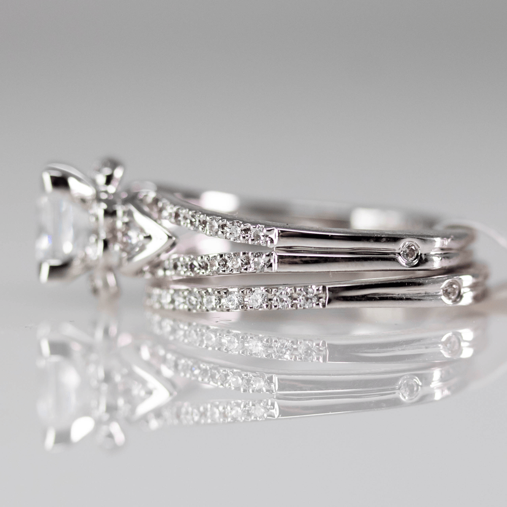 Timeless Sparkle Ring Set Gold & Silver Pawn Shop