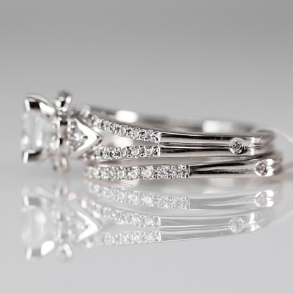 Timeless Sparkle Ring Set Gold & Silver Pawn Shop