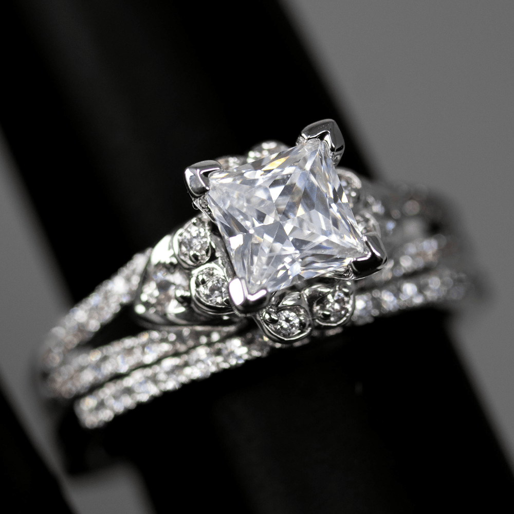 Timeless Sparkle Ring Set Gold & Silver Pawn Shop