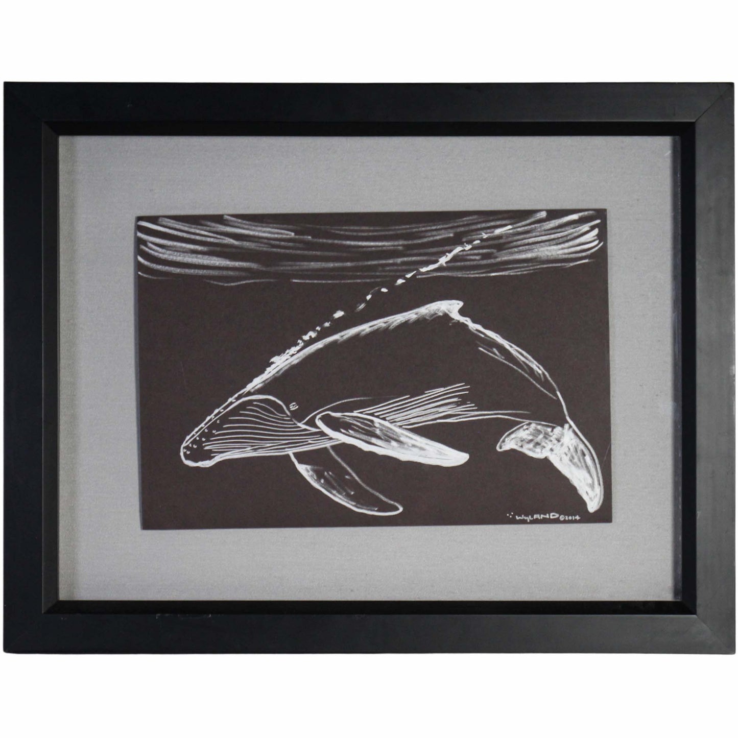 Robert Wyland - Silver Series 2014 "Humpback" Front