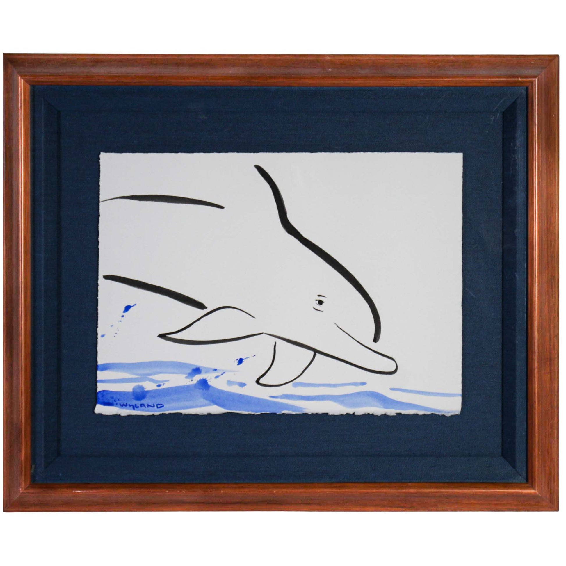 Wyland; Dolphin Frame