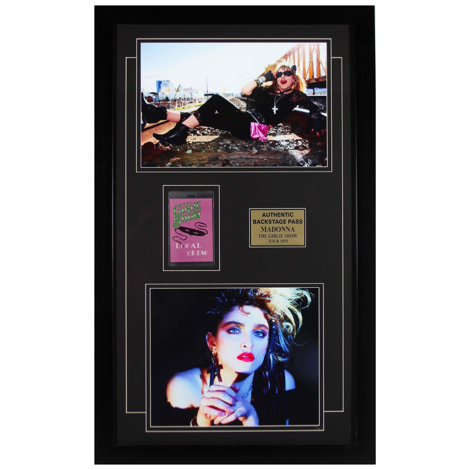 Madonna The Girlie Show Tour 1993 Backstage Pass Memorabilia ZOOM