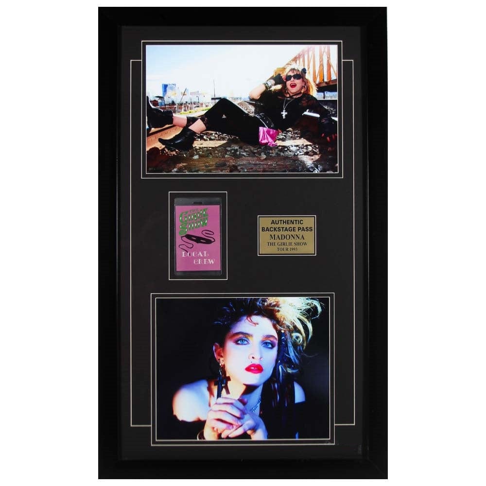 Madonna The Girlie Show Tour 1993 Backstage Pass Memorabilia Thumbnail