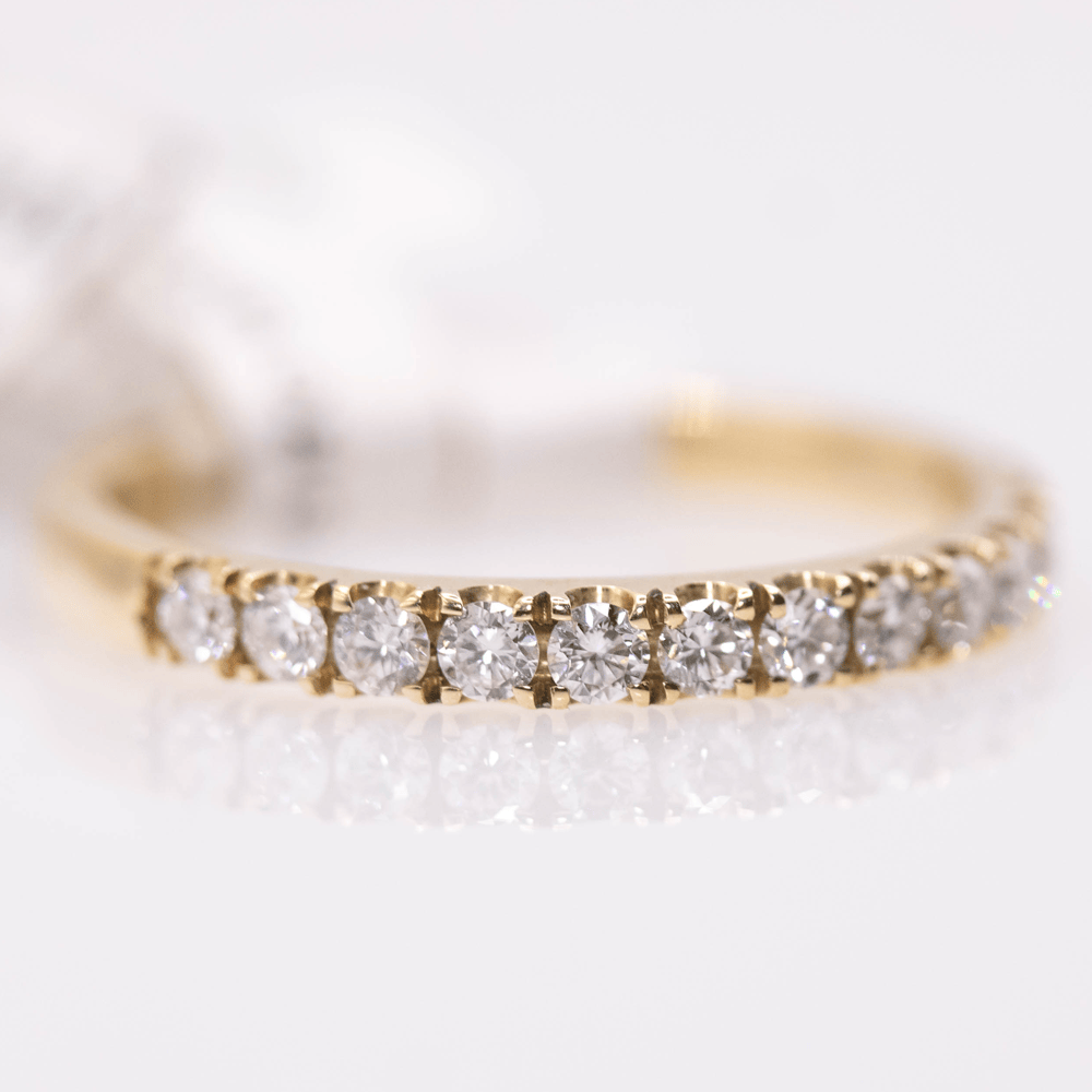 Ladies 14k Yellow Gold Diamond Band Gold & Silver Pawn Shop