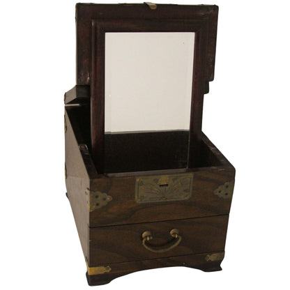 1930s Chinese Travel Box Mirror