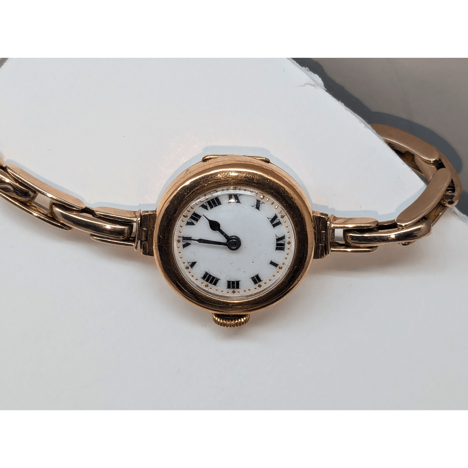 Vintage 9K Gold Swiss Watch Extra