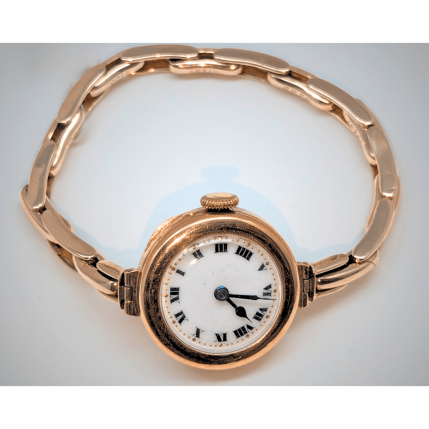 Vintage 9K Gold Swiss Watch