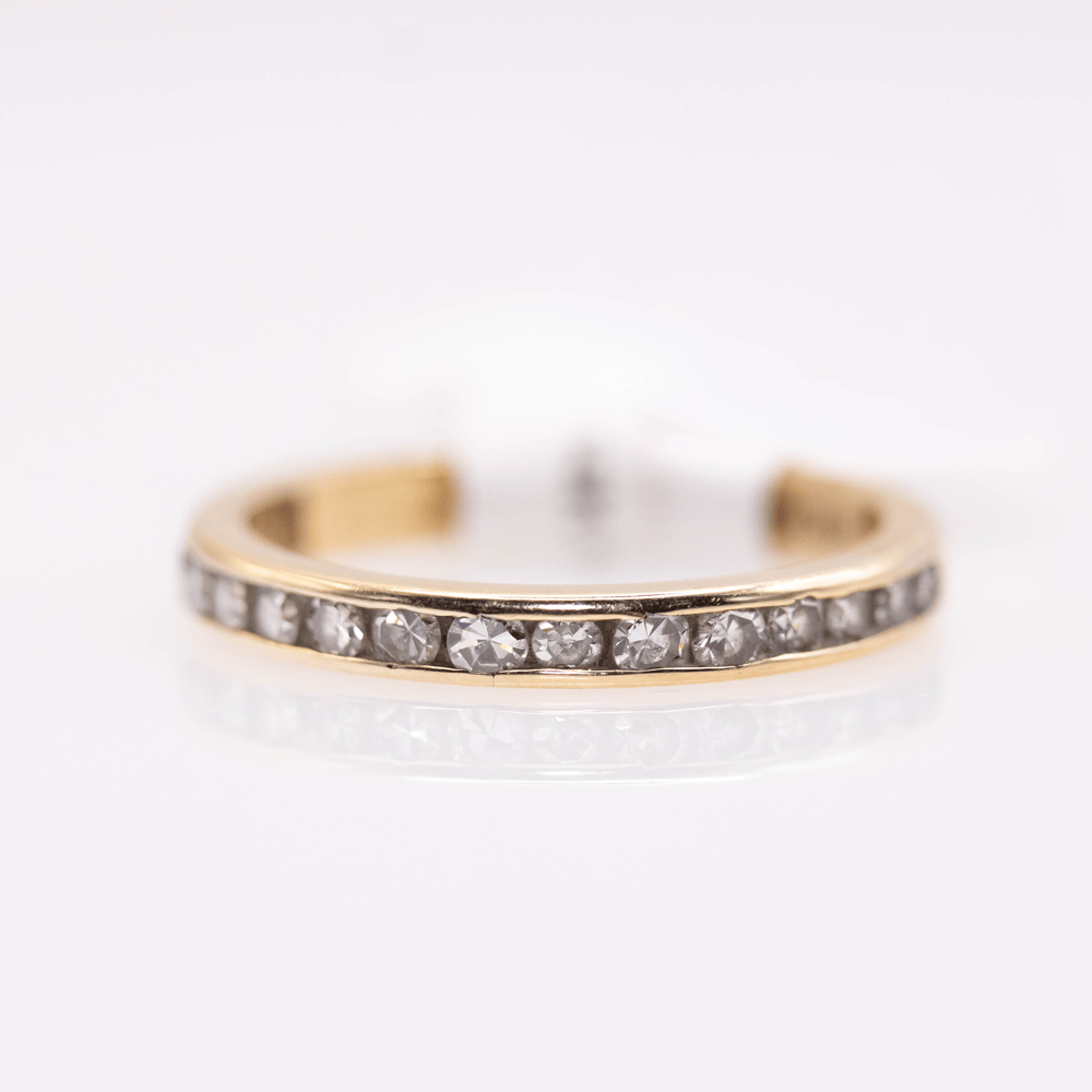 14K Yellow Gold Diamond Band Gold & Silver Pawn Shop