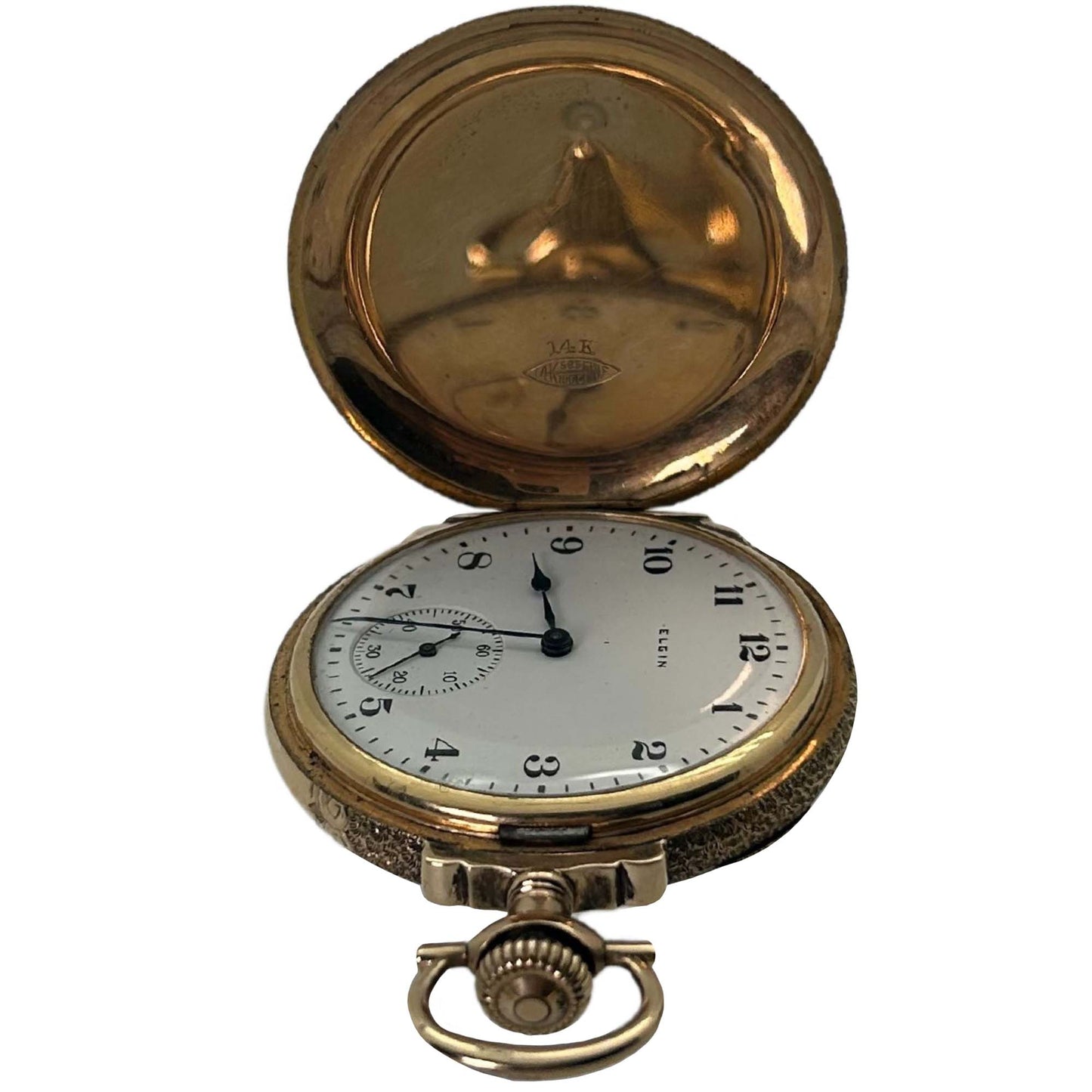 How to tell if elgin sale pocket watch is gold